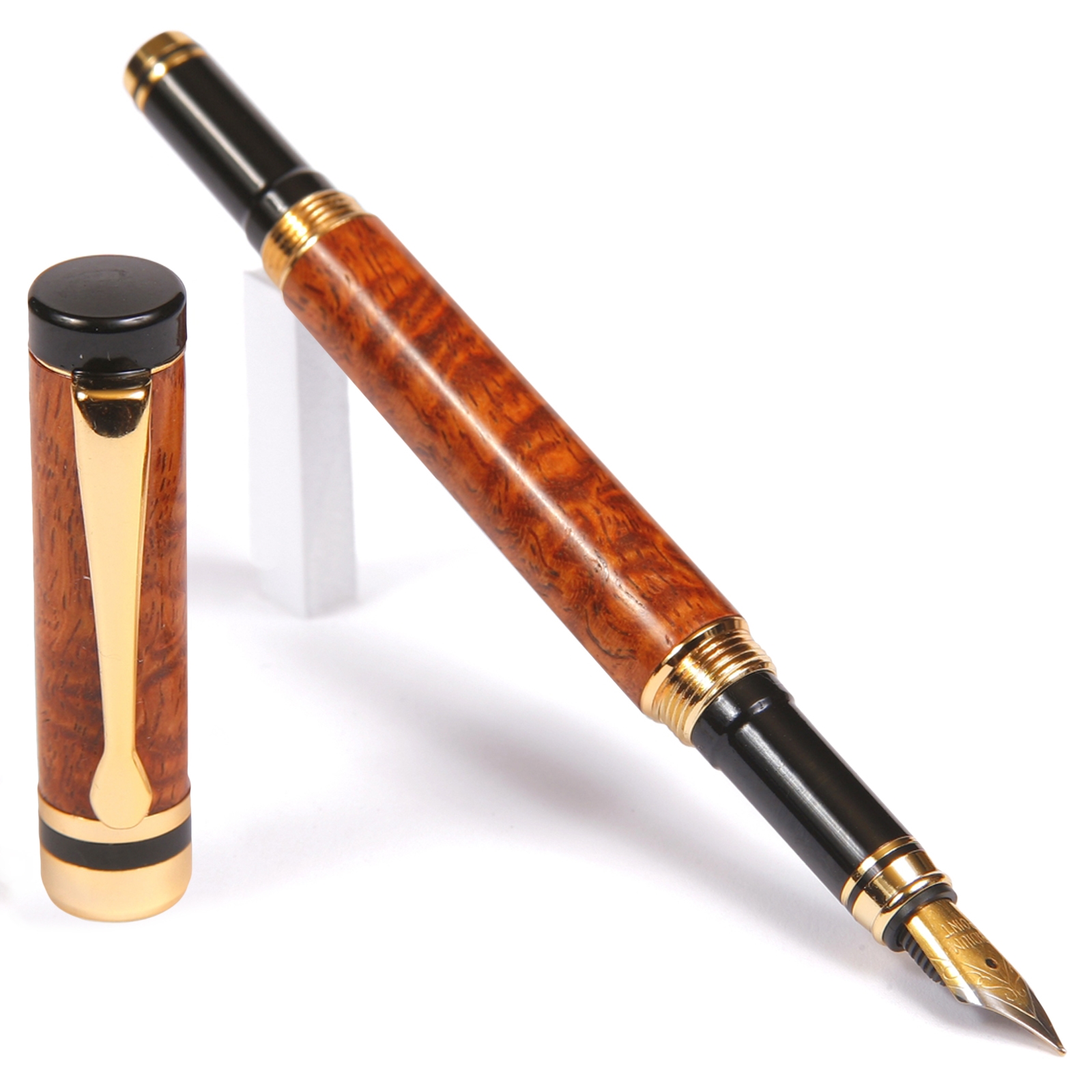 Classic Fountain Pen - Afzilia Snakeskin Classic Fountain Pen - Afzilia Snakeskin - Image 1