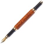 Classic Fountain Pen - Afzilia Snakeskin - Image 2