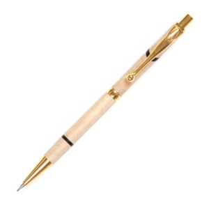 Slimline Pencil - Maple with Ebony Inlays