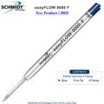 Imprinted Schmidt easyFLOW9000 Ballpoint Refill- Blue Ink, Fine Tip 0.8mm - Pack of 4 - Image 2