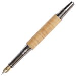 Art Deco Fountain Pen - Box Elder - Image 2