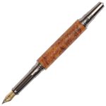 Art Deco Fountain Pen - Yellow Box Elder - Image 2