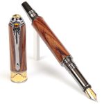 Art Deco Fountain Pen - Cocobolo