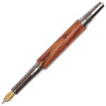 Art Deco Fountain Pen - Cocobolo - Image 2