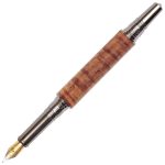 Art Deco Fountain Pen - Hawaiian Koa - Image 2