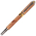 Art Deco Fountain Pen - Maple Burl - Image 3