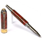Art Deco Rollerball Pen - Copper Pine Cone