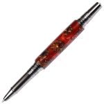 Art Deco Rollerball Pen - Copper Pine Cone - Image 2