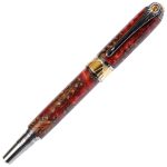 Art Deco Rollerball Pen - Copper Pine Cone - Image 3
