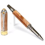 Art Deco Rollerball Pen - Maple Burl