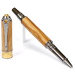 Art Deco Rollerball Pen - Olivewood