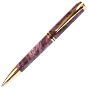 Baron Ball Point Pen - Purple Box Elder