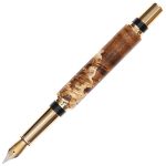 Baron Fountain Pen - Brown Box Elder - Image 2