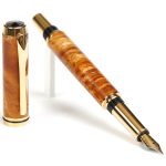 Baron Fountain Pen - Yellow Box Elder