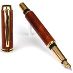 Baron Fountain Pen - Pommele Bubinga