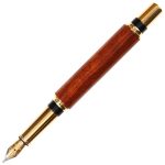 Baron Fountain Pen - Pommele Bubinga - Image 2