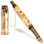 Baron Fountain Pen - Buckeye Burl