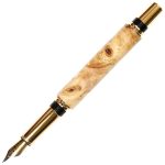 Baron Fountain Pen - Buckeye Burl - Image 2