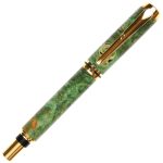 Baron Fountain Pen - Green Maple Burl - Image 3