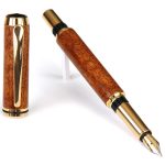 Baron Fountain Pen - Praduak Tiger Grain