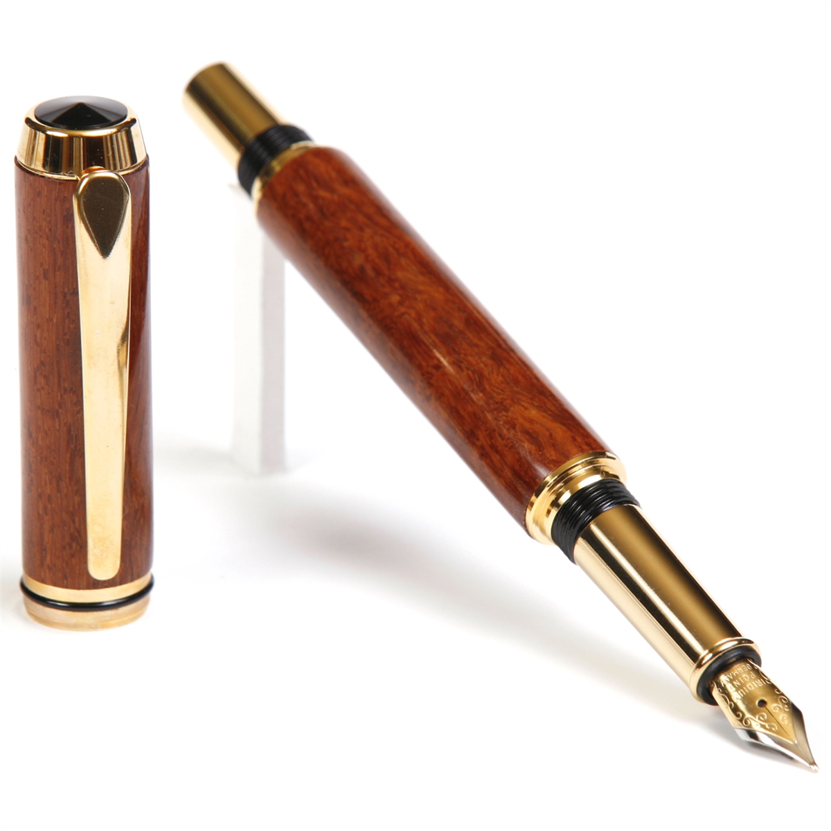 BF4W79-2T.jpg Baron Fountain Pen - Beeswing Narra - Image 1