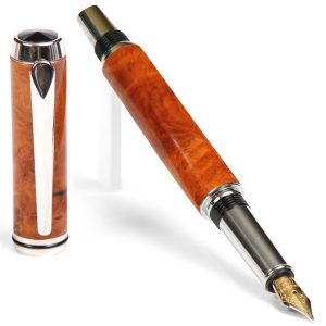 Baron Fountain Pen - Afzilia Burl
