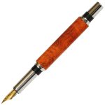 Baron Fountain Pen - Afzilia Burl - Image 2