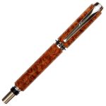 Baron Fountain Pen - Afzilia Snakeskin - Image 3