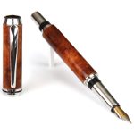 Baron Fountain Pen - Amboyna Burl