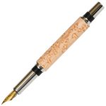 Baron Fountain Pen - Birds Eye Maple - Image 2