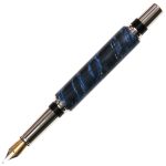 Baron Fountain Pen - Blue Box Elder - Image 2