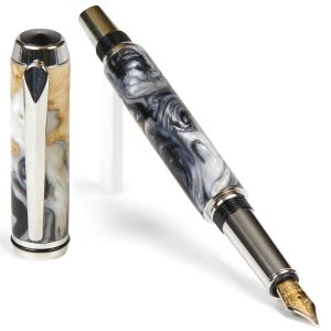 Baron Fountain Pen - Black Pearl