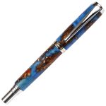 Baron Fountain Pen - Turquoise Metallic Pine Cone - Image 3