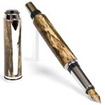 Baron Fountain Pen - Spalted Hackberry