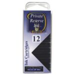 12 Pack Universal Fountain Pen Cartridges - DC Electric Blue - Image 2
