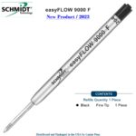Imprinted Schmidt easyFLOW9000 Ballpoint Refill- Black Ink, Fine Tip 0.8mm - Image 2