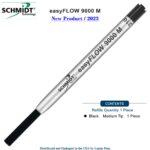 Imprinted Schmidt easyFLOW9000 Ballpoint Refill- Black Ink, Medium Tip 1.0mm