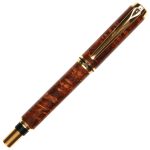 Baron Rollerball Pen - Amboyna Burl - Image 3