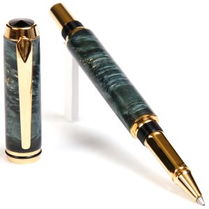 Baron Rollerball Pen - Blue Box Elder