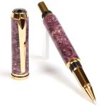 Baron Rollerball Pen - Purple Box Elder
