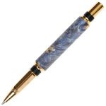 Baron Rollerball Pen - Blue Maple Burl - Image 2
