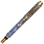 Baron Rollerball Pen - Blue Maple Burl - Image 3