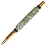 Baron Rollerball Pen - Teal Box Elder - Image 2