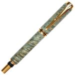 Baron Rollerball Pen - Teal Box Elder - Image 3