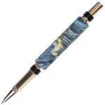 Baron Rollerball Pen - Blue Maple Burl - Image 2
