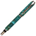 Baron Rollerball Pen - Turquoise Box Elder - Image 3