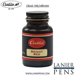 Conklin 60ml Ink Bottle - Bright Red