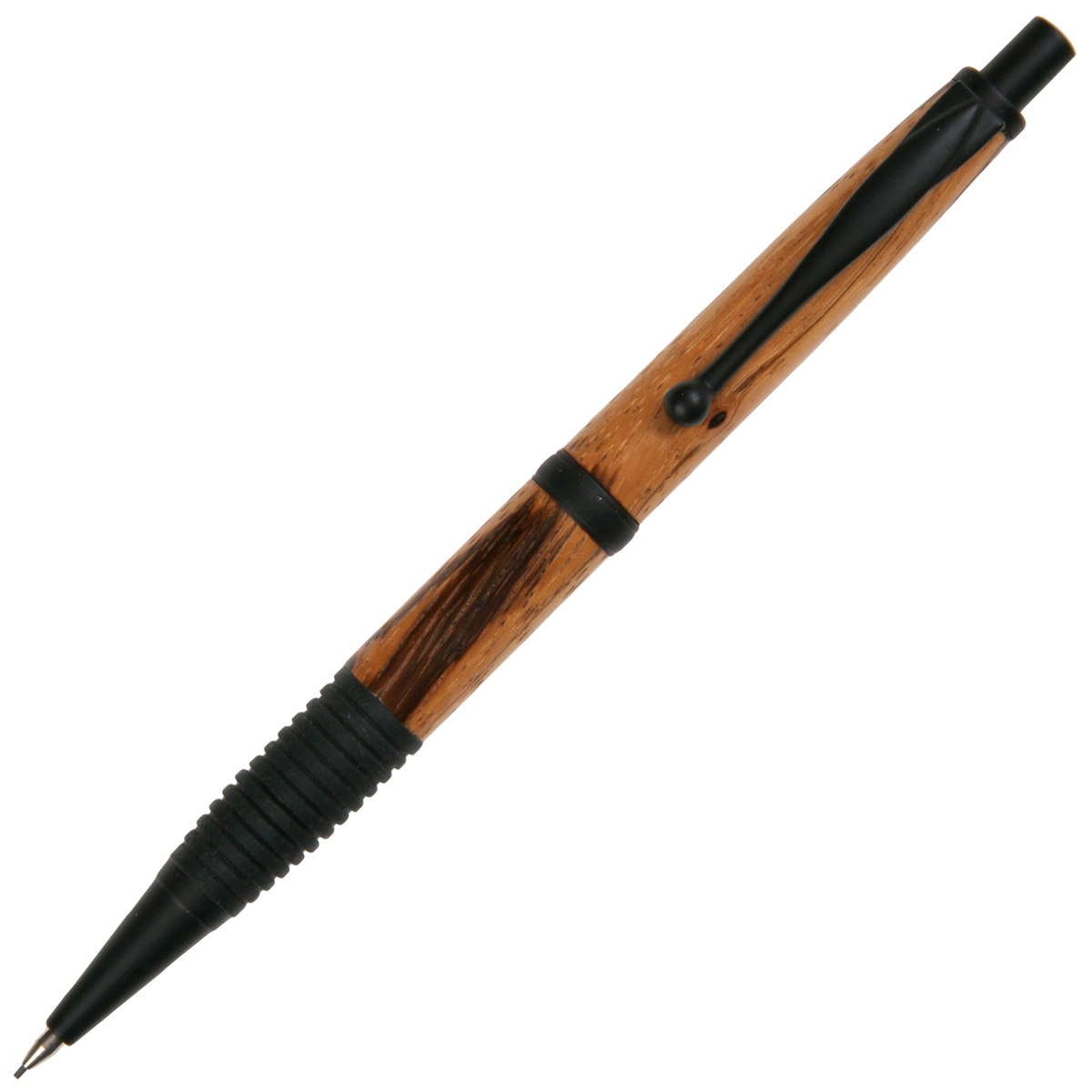 CPG3W69-2T.jpg Comfort Pencil with Grip - Zebrawood - Image 1